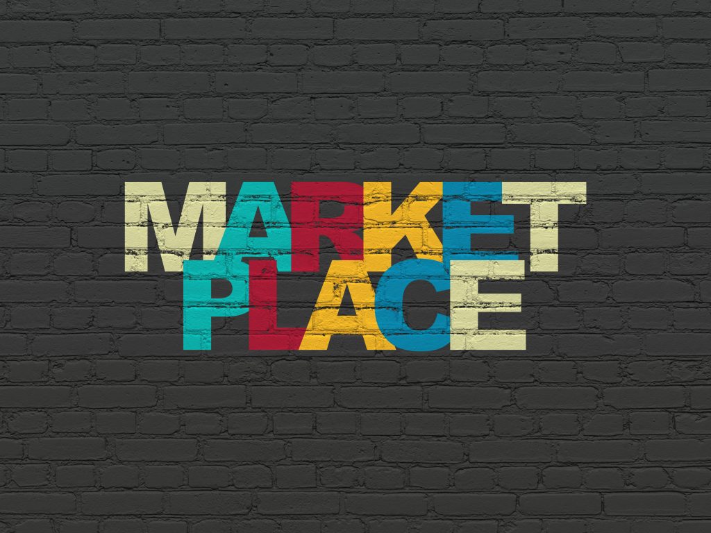 scritta marketplace